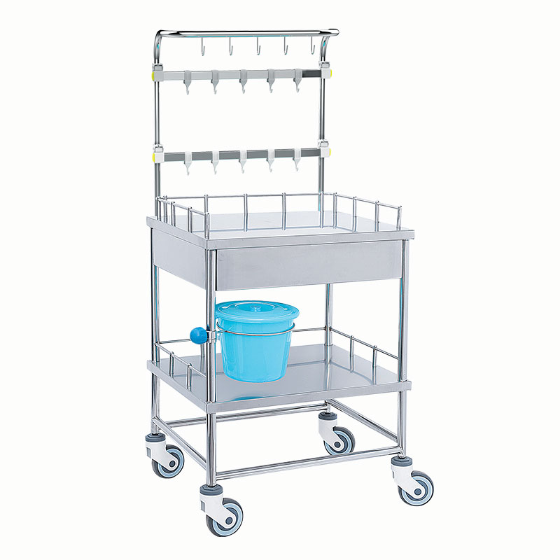 B08S Stainless Steel Infusion Trolley