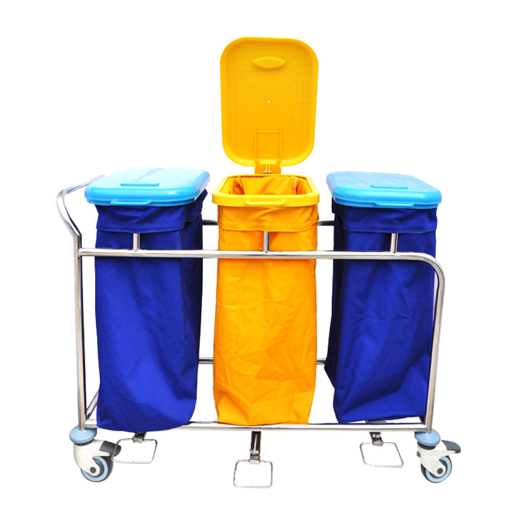 B23​​ Stainless Steel Cleaning Trolley